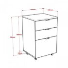 Conjunto Industrial 3 Peças 1 Escrivaninha Em L 1 Estante E 1