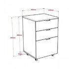 Conjunto Industrial 3 Peças 1 Escrivaninha Em L 1 Estante E 1