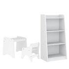 Conjunto Infantil 3 Pecas 1 Mesa 1 Cadeira Com Regulagem 1 Es