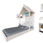 Conjunto Infantil Cama Banqueta 2 Nicho E Prateleira Bramov M