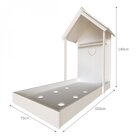 Conjunto Infantil Cama Banqueta 2 Nicho E Prateleira Bramov M