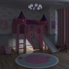 Conjunto Infantil Cama E Guarda Roupa Rioja Branco E Rosa Com