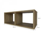 Conjunto Infantil Cama Nicho Prateleira E Revisteiros Bramov