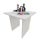 Conjunto Infantil Com 1 Mesa E 2 Banquetas Branco