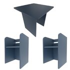 Conjunto Infantil Com 1 Mesa E 2 Banquetas Yescasa Azul