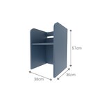 Conjunto Infantil Com 1 Mesa E 2 Banquetas Yescasa Azul