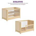 Conjunto Infantil Com Berço, Cômoda E Guarda Roupas Modulados