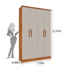 Conjunto Infantil Com Cama 100% Mdf E Guarda-roupa Harmonia E