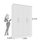 Conjunto Infantil Com Cama 100% Mdf E Guarda-roupa Harmonia E