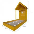 Conjunto Infantil Com Cama E Escrivaninha  Amarelo