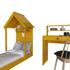 Conjunto Infantil Com Cama E Escrivaninha  Amarelo