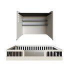 Conjunto Infantil De Cama Montessoriana E Escrivaninha Com Re