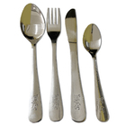 Conjunto Infantil Faca Garfo Colher Prato 6pçs Class Home