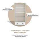 Conjunto Infantil Guarda-roupa 2 Portas E Cômoda 8 Gavetas 10