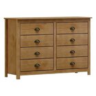 Conjunto Infantil Guarda-roupa 2 Portas E Cômoda 8 Gavetas 10