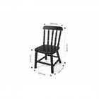 Conjunto Infantil Mesa 68x52cm Com 2 Cadeiras Madeira Maciça