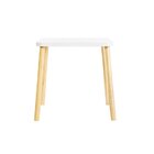 Conjunto Infantil Mesa Com 4 Cadeiras Hora De Brincar  Branco