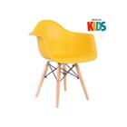 Conjunto Infantil - Mesa Eames Junior Rosa + 2 Cadeira Eiffel