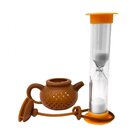 Conjunto Infusor De Chá Estilo Cesta Com Timer 2 Em 1 Prana