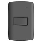 Conjunto Interrupto Simples 10A 250V Grafite Simon 30