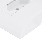 Conjunto de Interruptor de Simples e Tomada 10A Branco Brava! Iriel