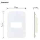 Conjunto Interruptor Paralelo 10a 4x2 Margirius Linha B3