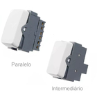 Conjunto Interruptor Paralelo + Intermediário Margirius B3