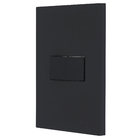 Conjunto Interruptor Paralelo com Suporte 4x2 ABS Preto Fosco Madrid Lexman