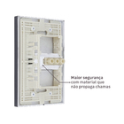 Conjunto Interruptor Paralelo com Suporte 4x2 ABS Preto Fosco Madrid Lexman