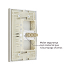 Conjunto Interruptor Paralelo com Suporte 4x2 ABS Titanium Madrid Lexman