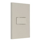 Conjunto Interruptor Paralelo com Suporte 4x2 ABS Titanium Madrid Lexman