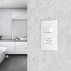 Conjunto de Interruptor Paralelo e Tomada 10A Branco InovaPro Alumbra