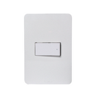 Conjunto Interruptor Simples 10A 250V 4x2 Branco Matix Go Bticino