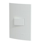 Conjunto Interruptor Simples 10A Branco Lunare UP Schneider