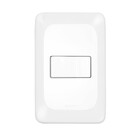 Conjunto Interruptor Simples 10A Branco Pial Pop Legrand