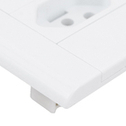 Conjunto de Interruptor Simples 16A/250V e Tomada 20A/250V Modulare Fame