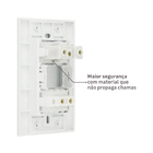 Conjunto de Interruptor Simples 16A/250V e Tomada 20A/250V Modulare Fame