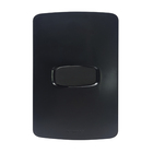 Conjunto Interruptor Simples 4X2 10A 250V Gracia Maxx Black Alumbra