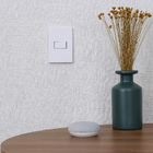 Conjunto Interruptor Simples com Suporte 4x2 ABS Branco Fosco Madrid Lexman