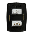 Conjunto Interruptor Simples + Tomada 10a 250v 4x2 Preta