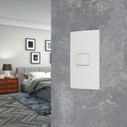Conjunto Interruptor Simples Branco 10A Branco Lunare Schneider