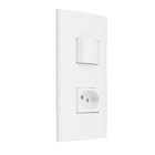 Conjunto Interruptor Simples + Tomada 2P+T 10A 250V Lunare Schneider