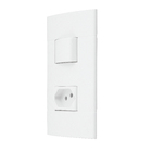 Conjunto Interruptor Simples + Tomada 2P+T 10A 250V Lunare Schneider