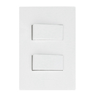 Conjunto Interruptor Simples e Paralelo 10A Branco InovaPro Alumbra
