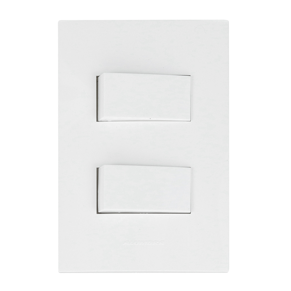 Conjunto Interruptor Simples e Paralelo 10A Branco InovaPro Alumbra