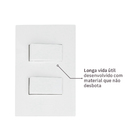 Conjunto Interruptor Simples e Paralelo 10A Branco InovaPro Alumbra
