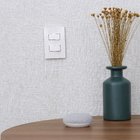 Conjunto Interruptor Simples e Paralelo 10A Branco InovaPro Alumbra