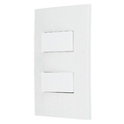 Conjunto Interruptor Simples e Paralelo 10A Branco InovaPro Alumbra