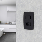 Conjunto Interruptor Simples e Tomada Espaçada 10A 220V 2P+T Preto Lexman