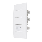 Conjunto de Interruptor Simples e Tomada 10A Branco Impéria Iriel